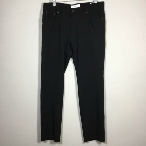 Brax Feel Good Chuck Modern Fit High Flex Stretch Black Jeans 35/32 Minimalist - Picture 1 of 10